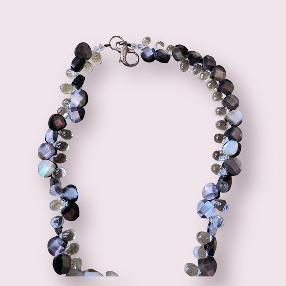 Glass Beaded Knotted Necklace - Picture 3 of 4